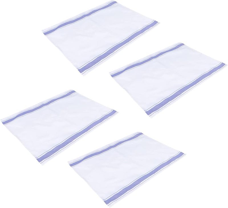 GALPADA 4 قطع مناديل قطنية ناعمة لا تبهت لتزيين طاولة المنزل والمطعم - Image 1